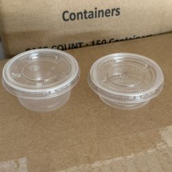 1.5oz And 2oz Clear Cups 
