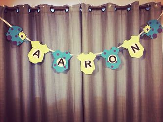 Banner/ cake topper
