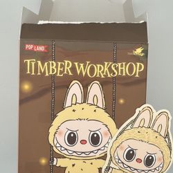 Timber Workshop Playing on the Swing Plush Pendant - Yellow