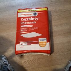 Certainty XL Under Pads   And/ Or M Briefs 