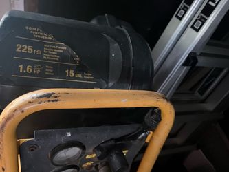 15 Gallon 225 PSI Air Compressor 1.6 HP