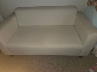 $45 (OBO) - white loveseat