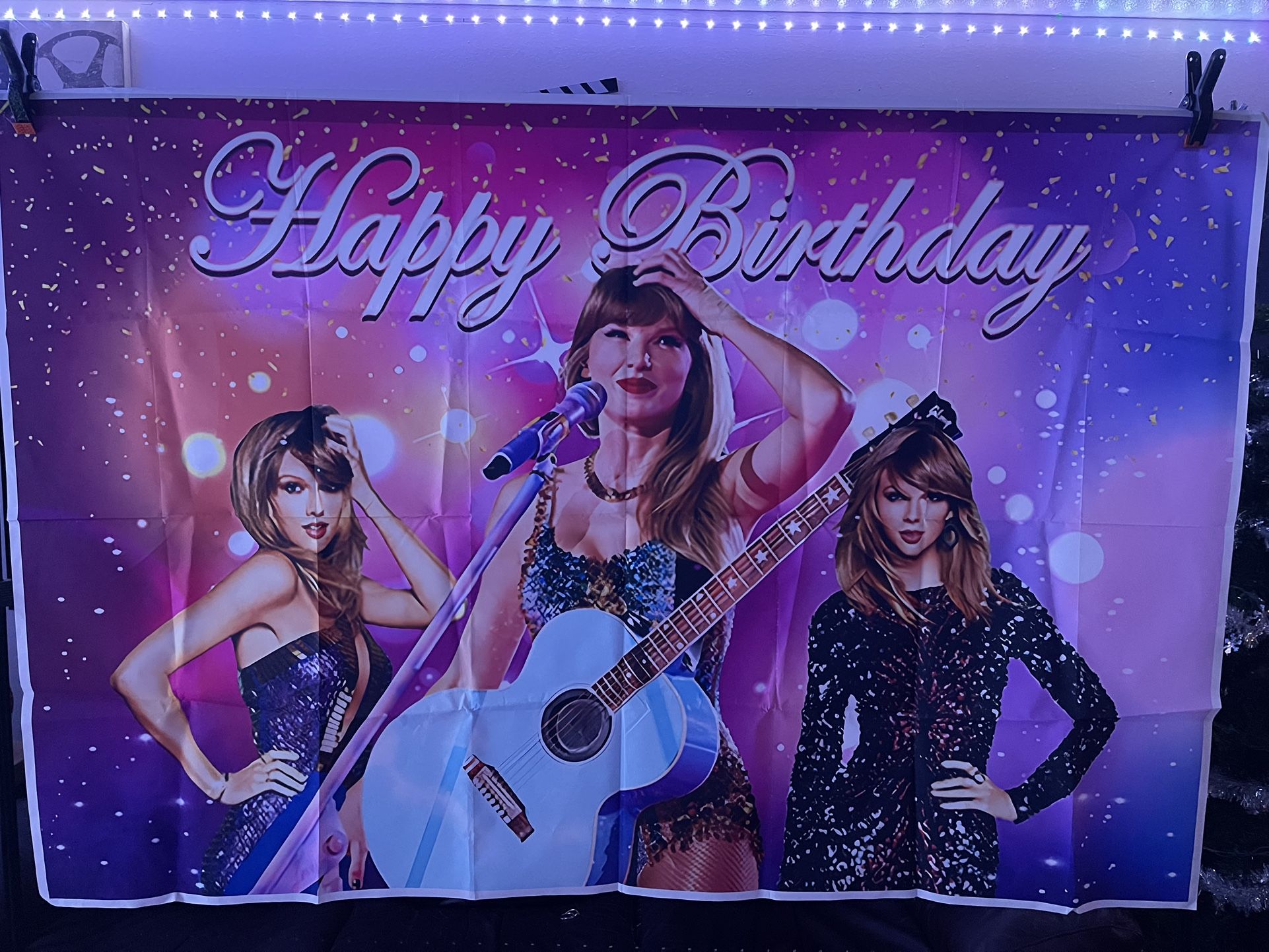 Taylor Swift Happy Birthday Banner 