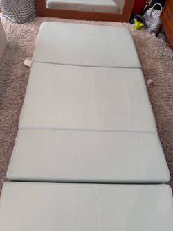 Portable memory foam mattress