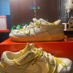 OFF WHITE NIKE DUNK LOT
