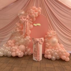 Tent With Drape And Party Decor 