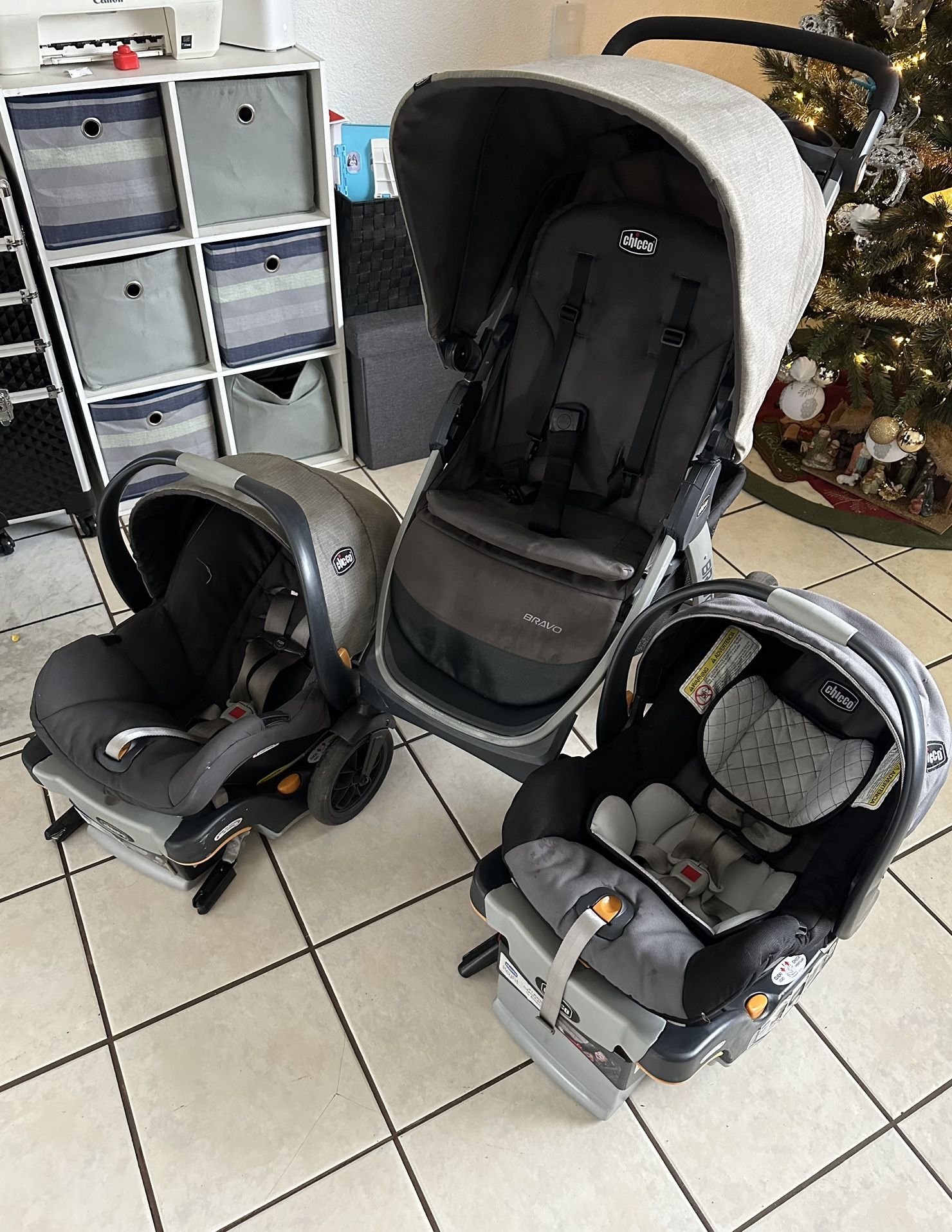 Chicco Infant Carseats And Stroller 