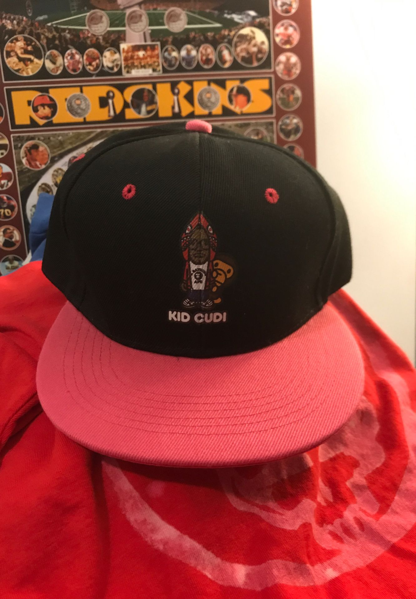 Kid Cudi Bape Bapesta Snapback hat