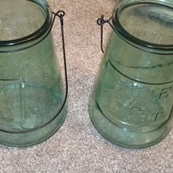 Green Glass Set $35.00