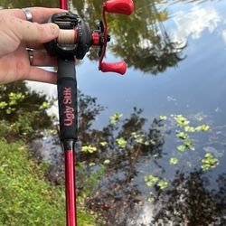 Ugly Stik Carbon 7’ Medium-Heavy RED AND BLACK (Reel Size 20).
