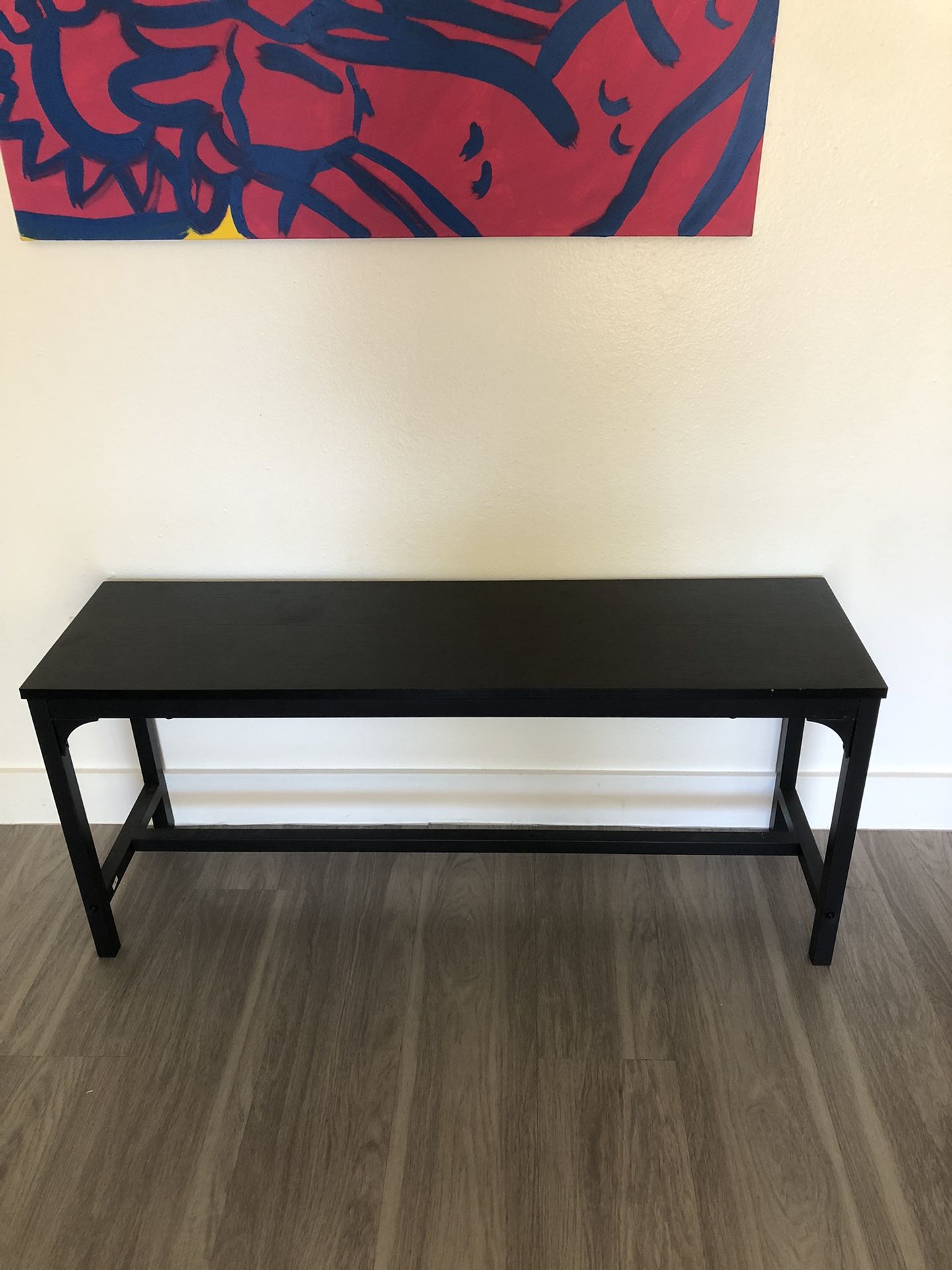 Black Entry Table / Bench
