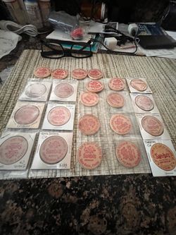 Sambo‘s wooden nickel collection
