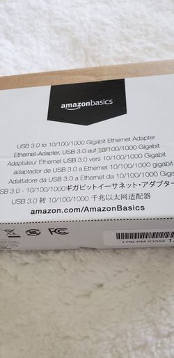 USB 3.0 to 10/100/1000 gigabit
