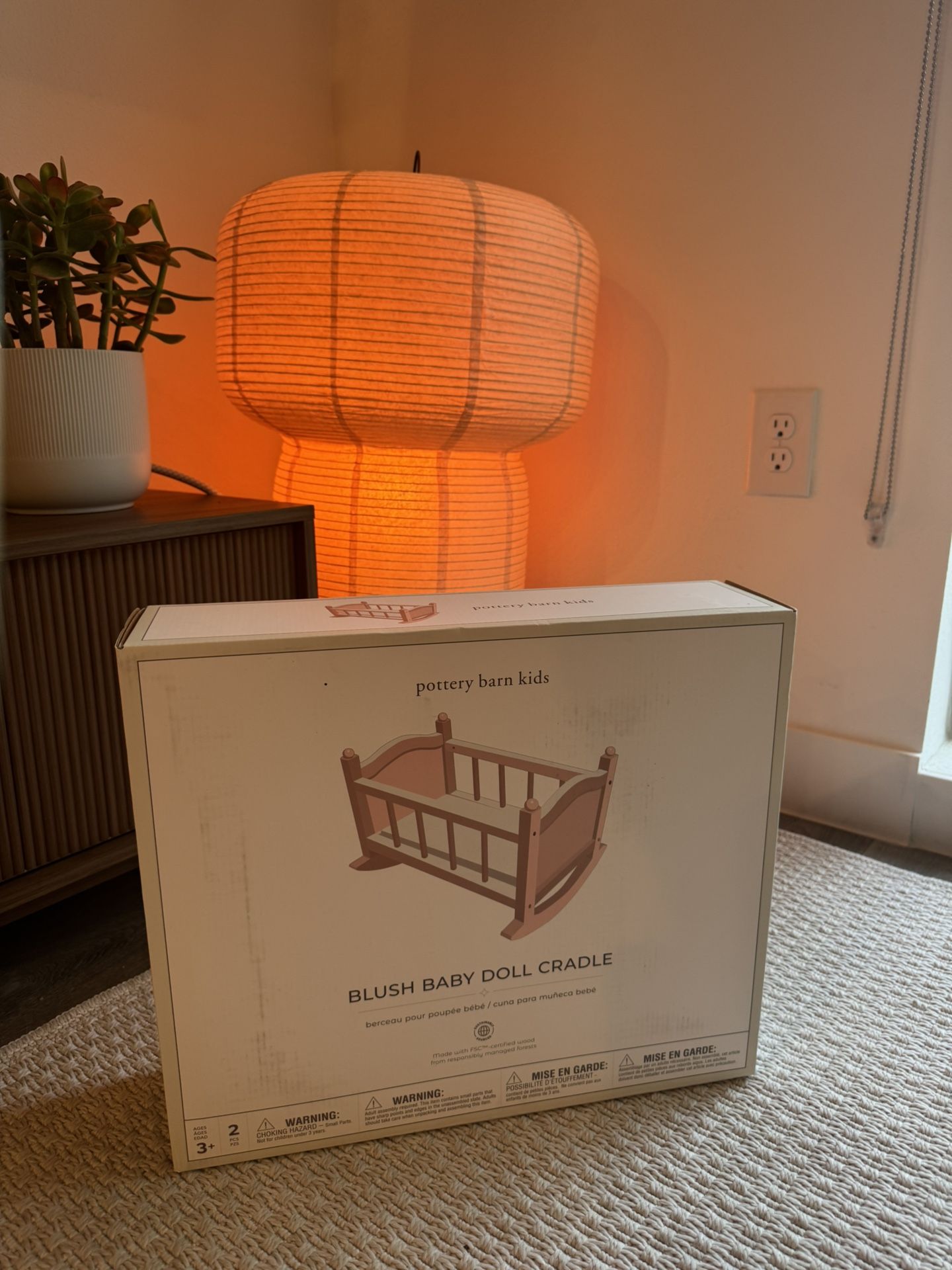 Pottery Barn Doll Cradle