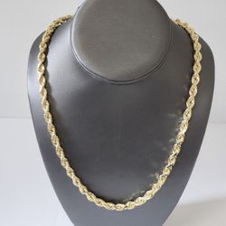 26" Rope Chain 10k 84.8g