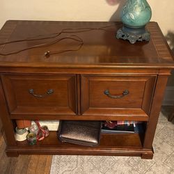 Hard Wood File Cabinet (free)