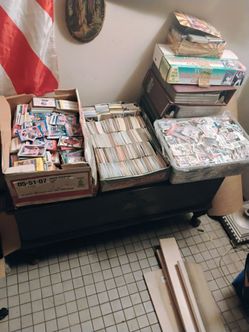 70s 80s 90s baseball football and basket ball cards