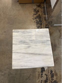 Marble antique side table