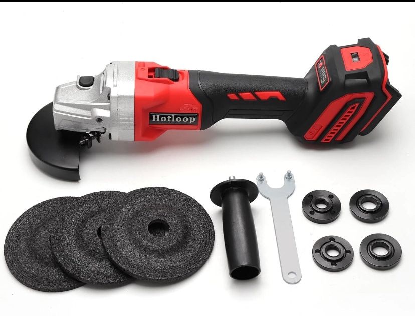 Angle Grinder Cordless for Milwaukee 18V Battery, Angle Grinder with 3 Speed Adj