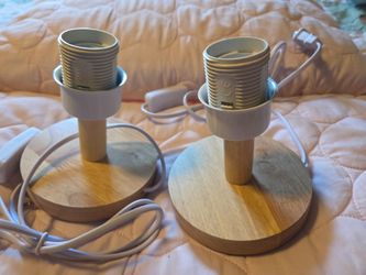 Two wooden Lamp Base