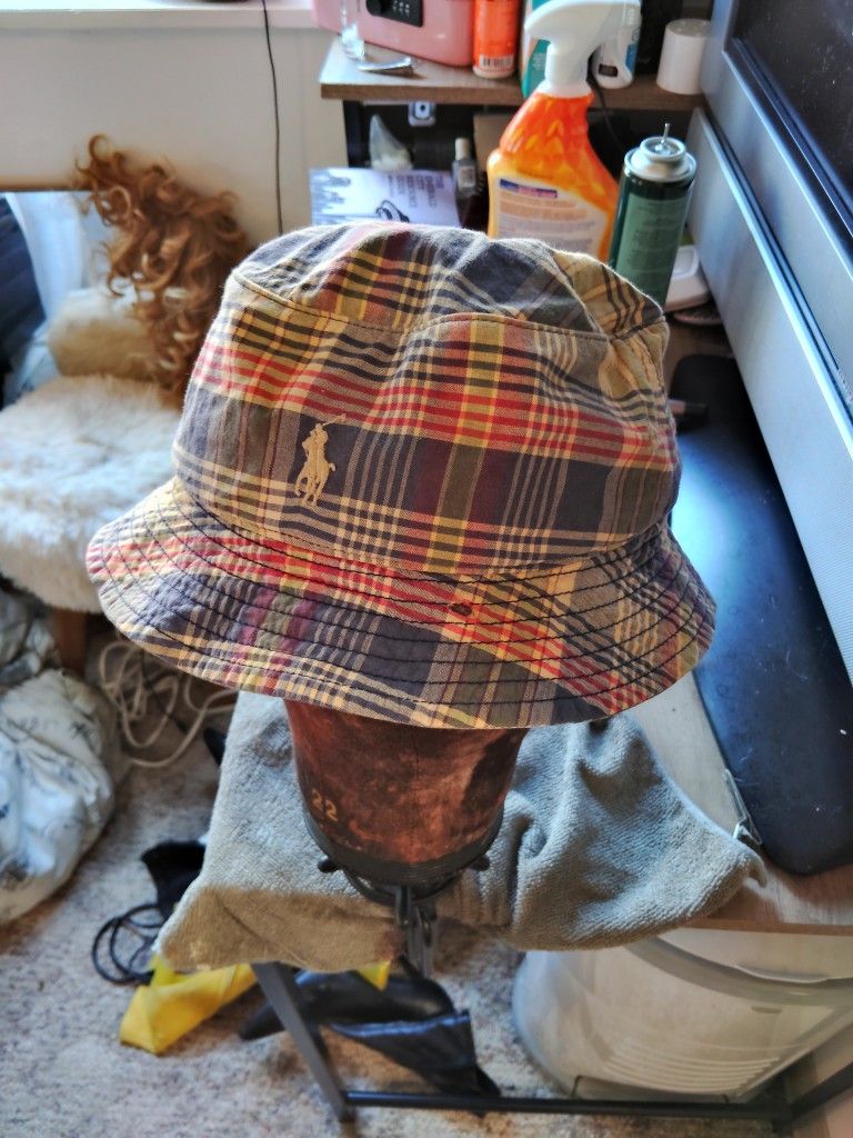 Polo Ralph Lauren Plaid Madras Bucket Hat