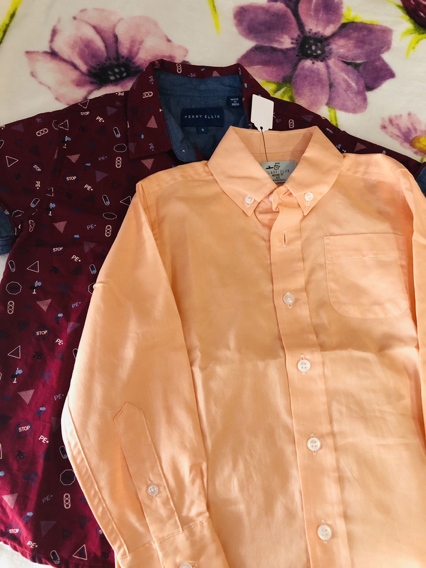 size 4/5t boys shirts