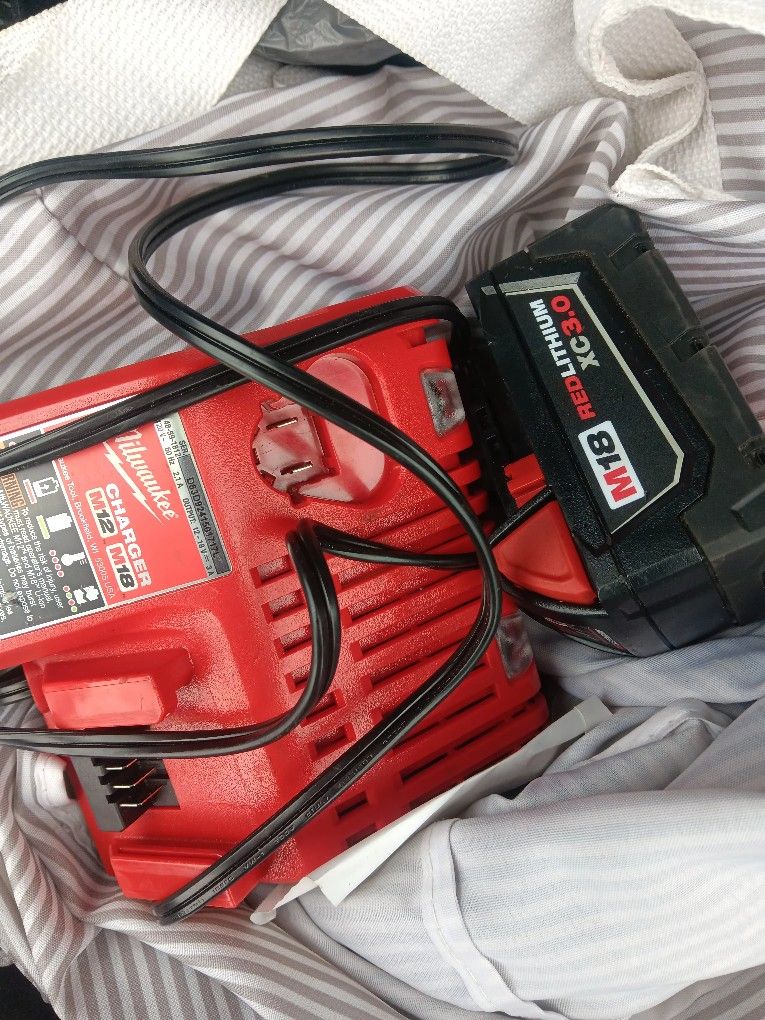 Milwaukee Battery And Charger