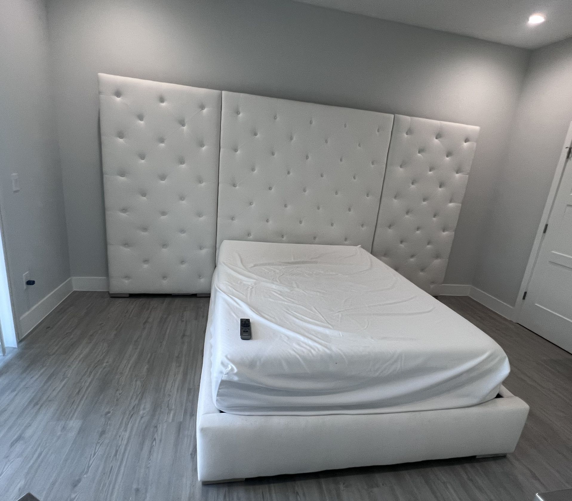 Queen Size Bed, Mattress, And Frame 