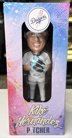 Kiké Hernández Pitcher Bobblehead Dodgers SGA 2026 #8 With Box
