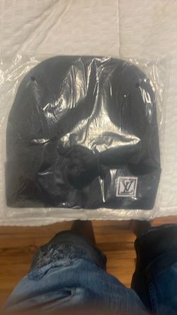 Black designer hat