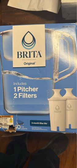 Brita Original Water Pitcher with 2 Filters