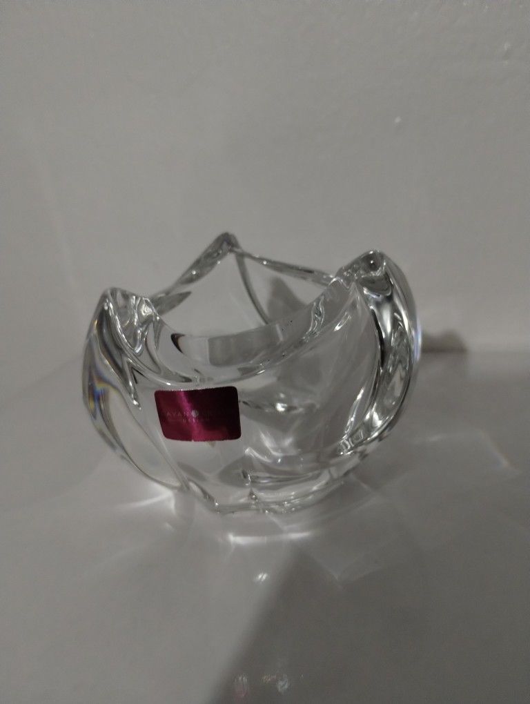 CAVAN CRYSTAL VOTIVE CANDLE HOLDER 4.5"