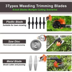 Weed Eater Grass Trimmer 24volt Rechargeable