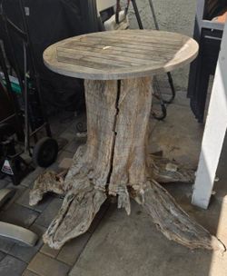 Tree trunk table $150 