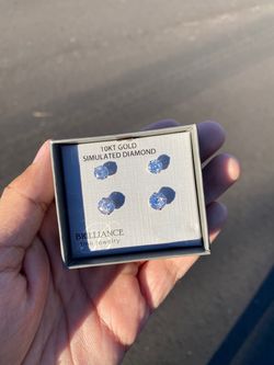 10k white gold earrings