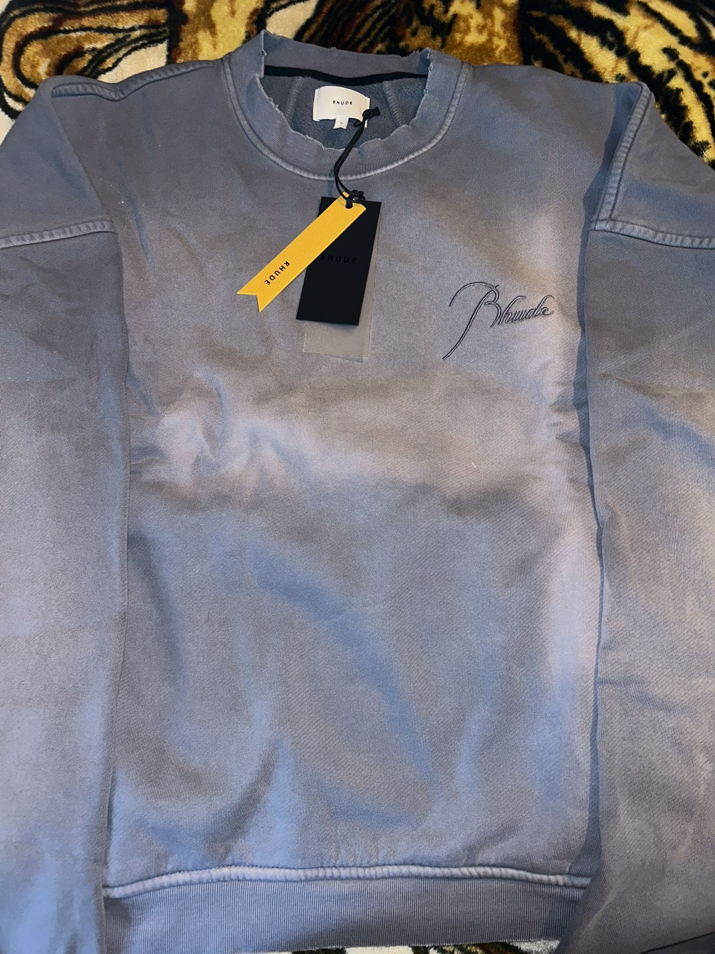 Blue Rhude Crewneck Sweatshirt