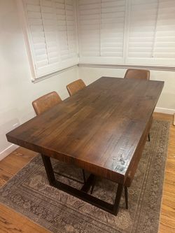Solid Wood Mahogany Dining Table