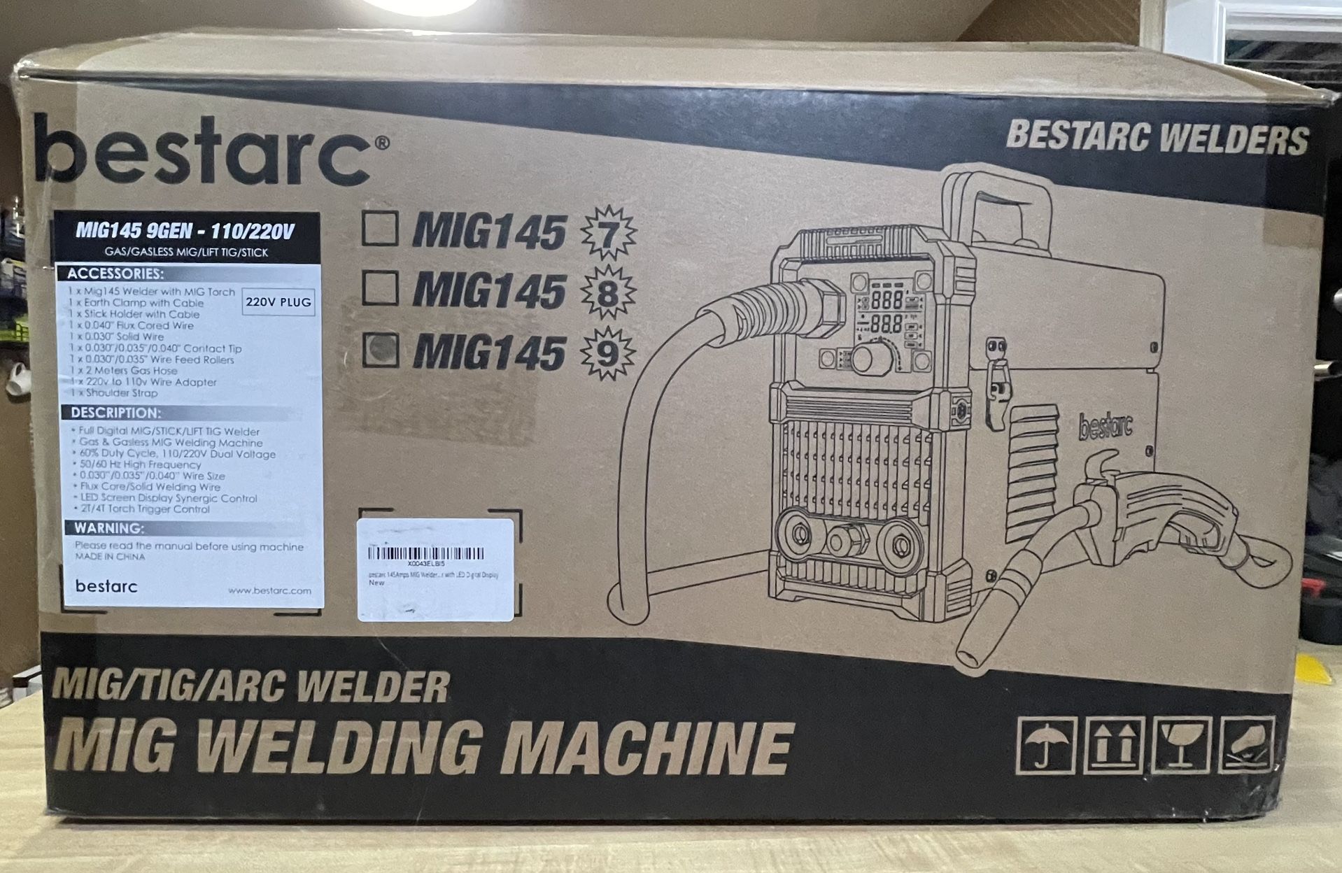 Bestarc MiG welder, Never used