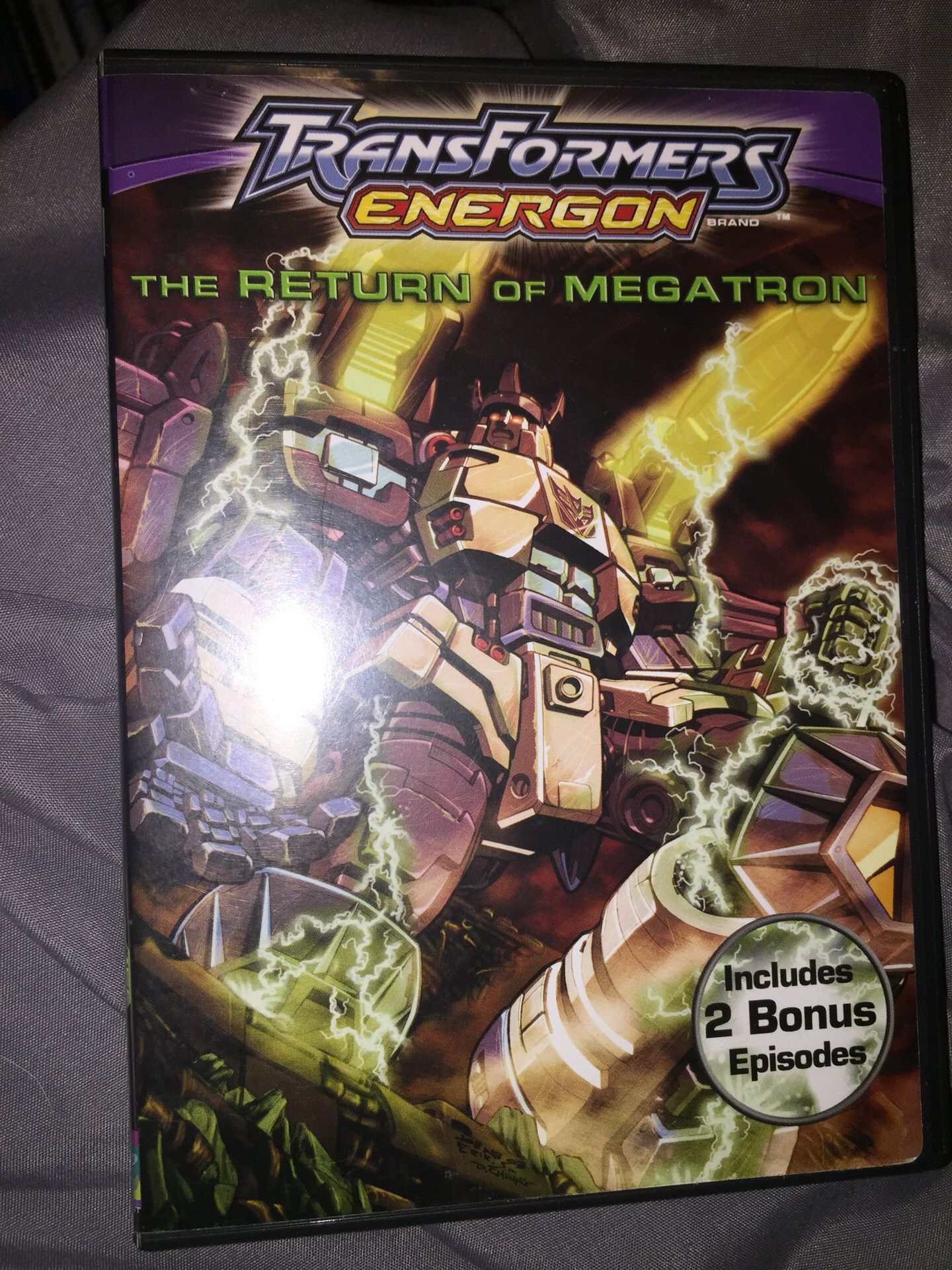 Transformers energon the return of MEGAtron dvd