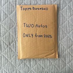 Topps Baseball (Two guaranteed autos)
