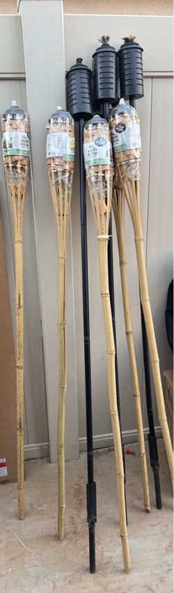 Tiki fire torches