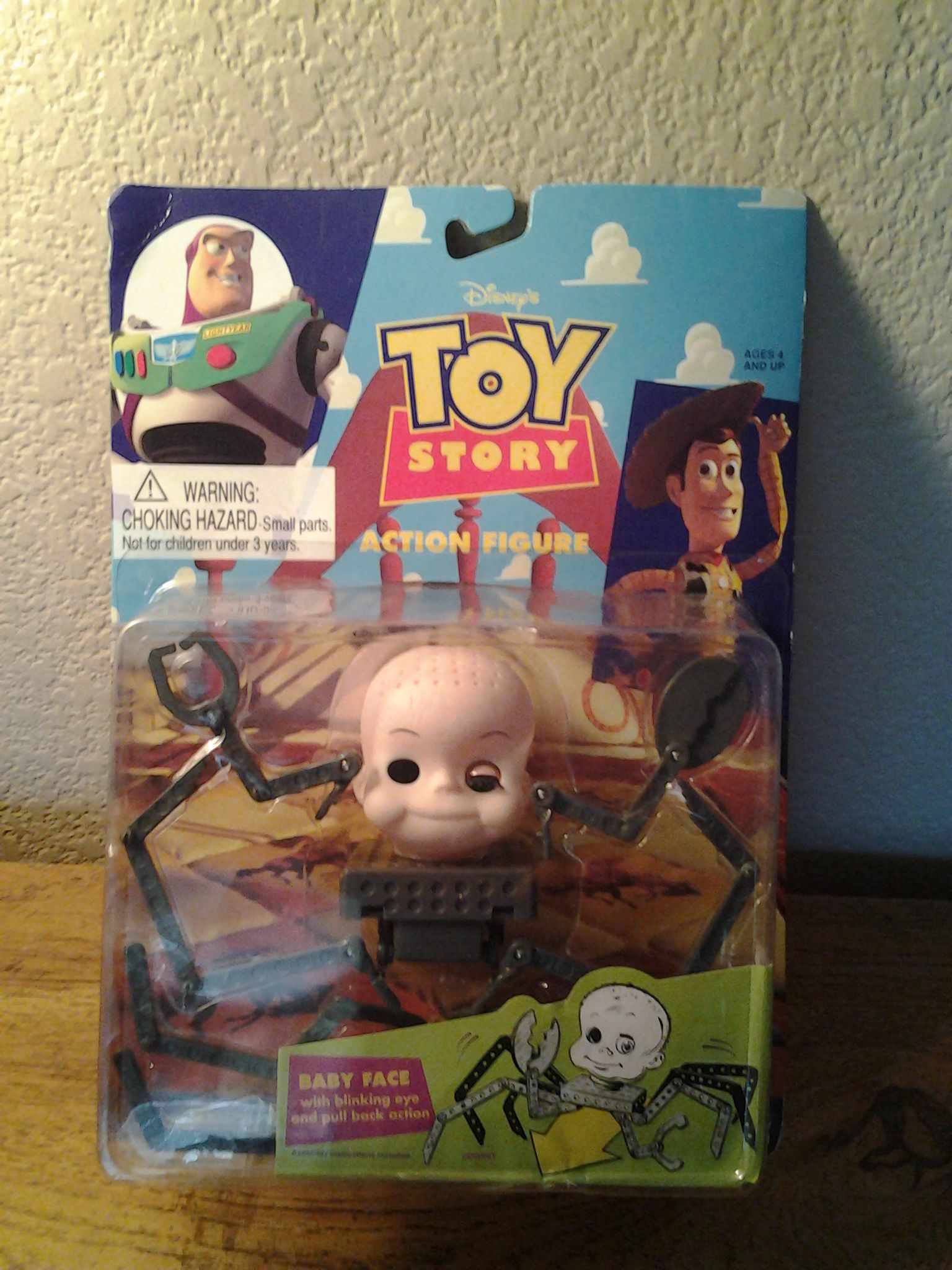 Vintage TOY STORY ( ACTION FIGURE BABY FACE IN BOX )