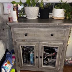 Grey vintage cabinet 