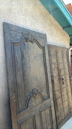 Old Spanish doors from the mission