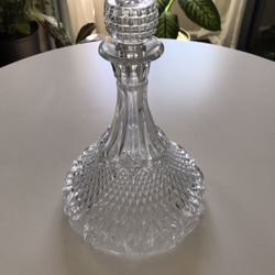 Vintage Mid Century Glass Decantur 
