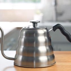 Pour Over Coffee Kettle - 40 oz, Stainless Steel, Gooseneck Coffee and Tea Kettle with Thermometer 