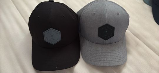 Travis Mathew Flexfit Hats – Black and Gray