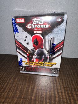 Topps chrome marvel Deadpool blaster box