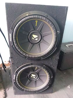 12 in Kickers subwoofer with bpx