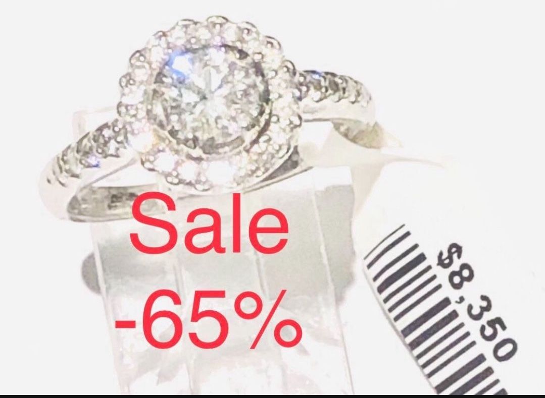 Engagement  Ring Diamond 1.04 Carats NATURAL DIAMONDS π  Christmas π SALE -65%  THE APPRAISAL IS FROM WHEN GOLD WAS $1800  NOW GOLD IS OVER $4000